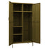 Lady Jillian -  Wardrobe Olive Green 90x50x180 cm Steel